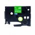 Compatible tape Brother TZ-765 / TZe-765, 36mm x 8m, white text / green tape