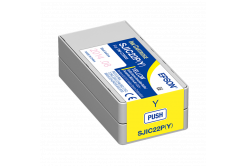 Epson SJIC22P(Y) C33S020604 for ColorWorks, yellow original ink cartridge