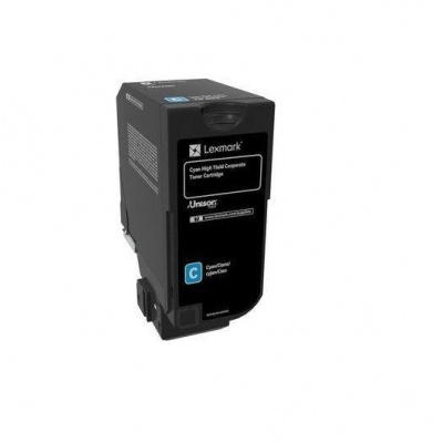 Lexmark 74C2HCE cyan original toner