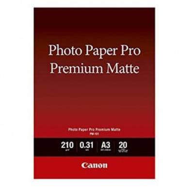 Canon paper premium matte Photo 8657B006, 210 g/m2, A3, matte, inkjet, white, photo paper