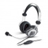 Genius HS-04SU, headphones with microphone, volume control, black-silver, 3.5 mm jack