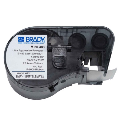 Brady M-60-483 / 131599, labels 25.40 mm x 50.80 mm