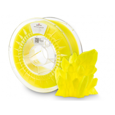 Spectrum 80883 3D filament, PLA Crystal, 1,75mm, 1000g, Electric yellow