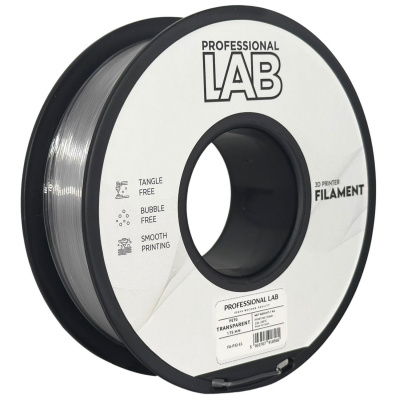 Professional Lab FG-P32-E1, 3D filament, PETG, 1,75mm, 1000g, Transparent