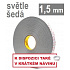 3M VHB™ 4956-P, thickness 1.5 mm; light gray double-sided very high-bond acrylic tape 19 mm x 33 m