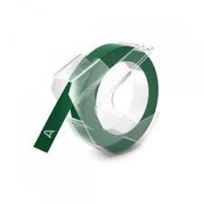 Dymo S0898160, 9mm x 3m, white / green, compatible tape