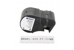 Brady M5C-1000-461 / 170876, 25.40 mm x 7.62 m, Polyester, black text / white tape