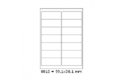 Self-adhesive labels 99,1 x 38,1 mm, 14 labels, A4, 100 sheets