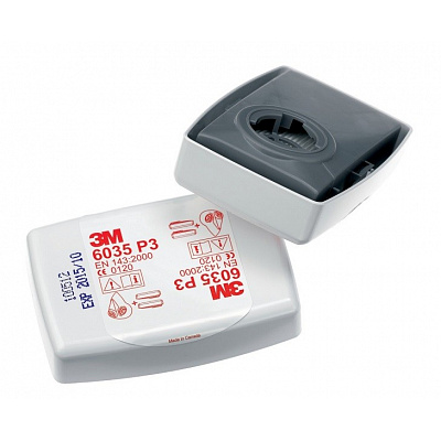 3M 6035 P3 R Filter against solid and liquid particles, pair