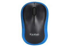 Marvo Mouse DWM100BL, 1000DPI, 2.4 [GHz], optic, 3tl., wireless, black-blue, 1 pc AA, office