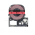 Epson LK-3RBP, SC9RW, C53S653001, 9mm x 9m, black text / red tape, compatible tape