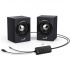 Genius speakers SP-HF385BT, 2.0, 4W, black, volume control, BT, wooden, 3.5 mm jack/ bluetooth, 150Hz-20kHz