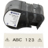Brady M5C-1500-595-CL-BK / 170940, 38.10 mm x 6.10 m, Vinyl, black text / transparent tape