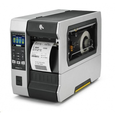 Zebra ZT610 ZT61043-T0E0100Z, TT label printer, 4", 300 dpi, RS232, USB, Gigabit LAN, Bluetooth 4.0, USB Host, Tear, Color, ZPL