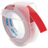 Dymo S0898150 520102, 9mm x 3m, white text/red tape, original tape
