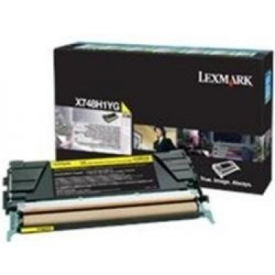 Lexmark X748H1YG yellow original toner