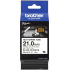 Brother HSe-251E Pro Tape, 21 mm x 1.5 m, black text / white tape , original tape