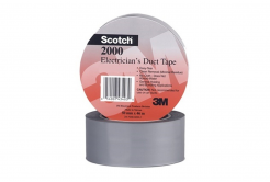 3M 2000 Multi-purpose PVC tape for electricians, grey, 50 mm x 46 m