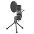 Marvo, streaming microphone, MIC-03, without volume control, black, with a 270° rotating tripod