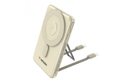 Verbatim, Power banka Charge ,n, Go se dvěma kabely, 5V, nabíjení telefonu, 32253, 5 000mAh, magnetické připevnění, zlatá