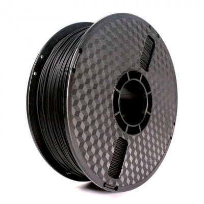 Gembird 3DP-PLA-FL-01-BK, 3D filament, PLA flexible, 1,75mm, 1000g, Black