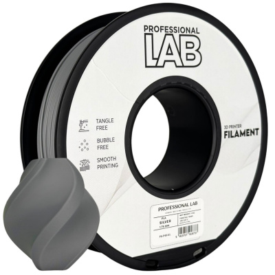 Professional Lab FG-P67-E1, 3D filament, PLA, 1,75mm, 1000g, Silver