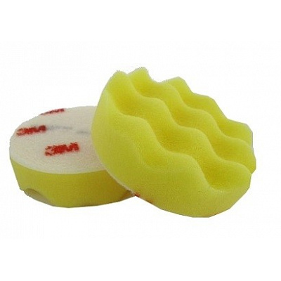 3M Perfect-It™ Foam Polishing Pad, Yellow, Diameter 75 mm (50536)