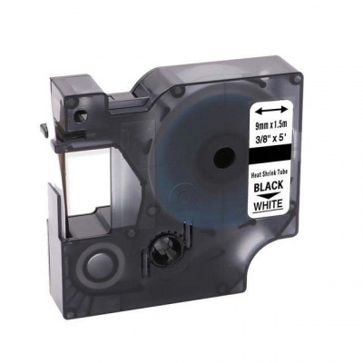 Dymo 18053, S0718280, 9mm x 1, 5m black / white, compatible tape