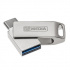 MyMedia MyDual USB 3.2 Gen 1, USB 3.2 Gen 1, 128GB, 69271, silver, 69271, USB A / USB C, with swivel cap