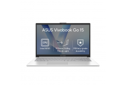 ASUS Vivobook Go 15/E1504TA-BQ163W/N150/15.6"/FHD/8GB/128GB/Intel int/W11H/Silver/2R