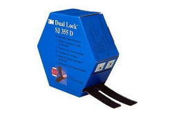3M Dual-Lock™ Mini Pack SJ355D CF, černý, šíře 25 mm, 2 x 5 m v krabičce