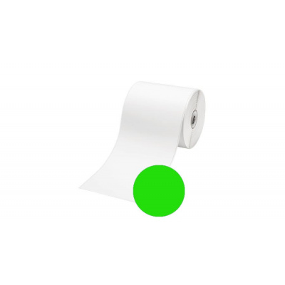 Compatible label rolls for Brother RD-S01E2G, 102mm x 42,8m, green