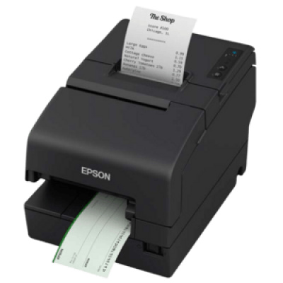 Epson TM-H6000VI C31CL25116B1 POS printer, cutter, MICR, USB, poweredUSB, Ethernet, OPOS, black