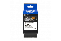 Brother HSe-221E Pro Tape, 9 mm x 1.5 m, black text / white tape, original tape