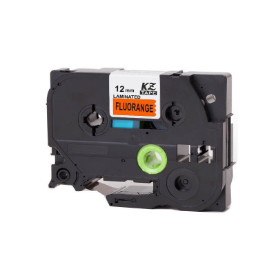 Compatible tape Brother TZ-B31/TZe-B31, signal 12mm x 8m, black text/orange tape