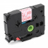 Compatible tape Brother TZ-122 / TZe-122, 9mm x 8m, red text / transparent tape