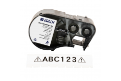 Brady M4C-750-595-CL-BK / 170825, 19.05 mm x 6.10 m, Vinyl, black text / transparent tape