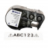 Brady M4C-750-595-CL-BK / 170825, 19.05 mm x 6.10 m, Vinyl, black text / transparent tape
