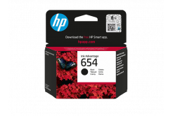 HP 654 7FP39UE black original ink cartridge