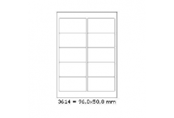 Self-adhesive labels 96 x 50,8 mm, 10 labels, A4, 100 sheets