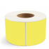 Self-adhesive PP (polypropylen) labels, 100x100mm, 1000pcs, for TTR, yellow, roll