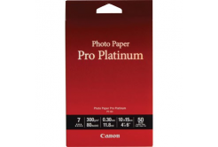 Canon Photo Paper Pro Platinum PT-101 2768B014, 300 g/m2, 10x15cm, 50pcs, glossy, white, photo paper