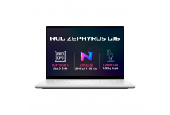 ASUS ROG Zephyrus G16/GU606AR-TB011WZ/U9-386H/16"/2560x1600/32GB/1TB/RTX 5070Ti/W11H/White/2R