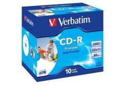 VERBATIM CD-R (10-Pack) Jewel/Printable/DLP/52x/700MB