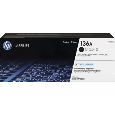 HP 136A W1360A black original toner