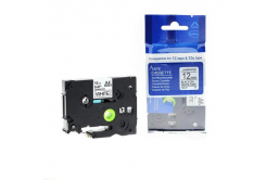 Compatible tape Brother TZ-NFX231/TZe-NFX231, 12mm x 5m, flexi, nylon, black text/white tape