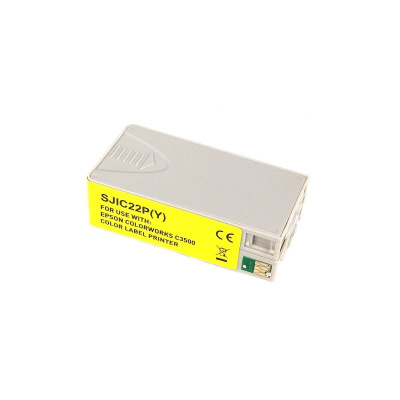 Epson S020604, SJIC22P(Y) for ColorWorks, yellow compatible ink cartridge