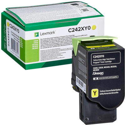 Lexmark C242XY0 yellow original toner
