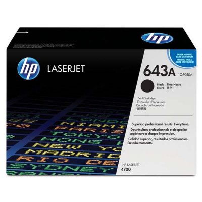 HP 643A Q5950A black original toner