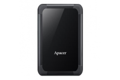 Apacer external hard disk, AC532, 2.5", USB 3.0 (3.2 Gen 1), 1TB, AP1TBAC532B-1, black